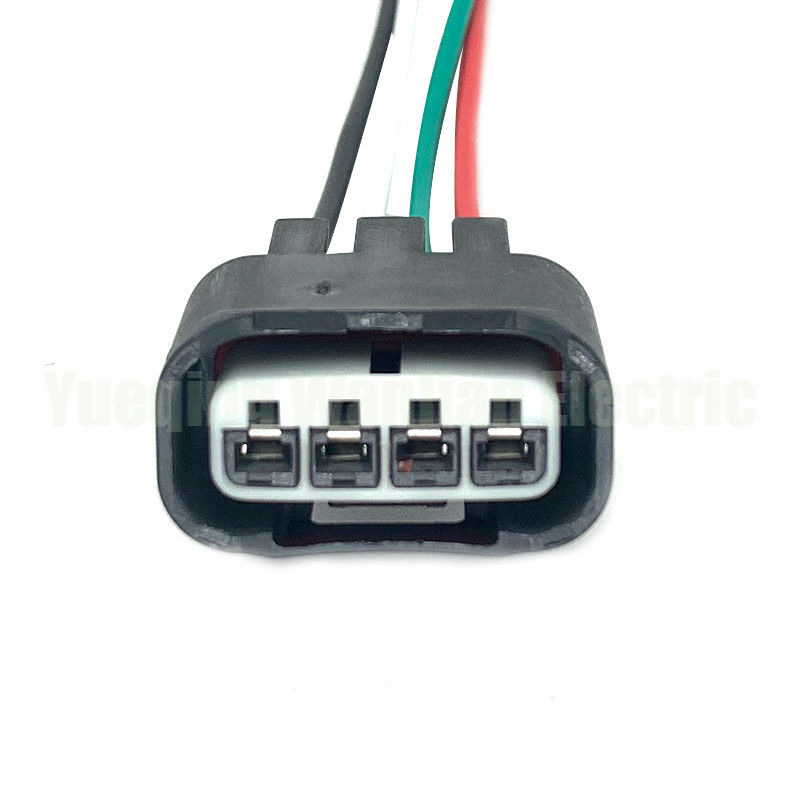 7283-7449-30 4 pin ontstekings spoel plug connector zwart vrouwelijke auto plug
