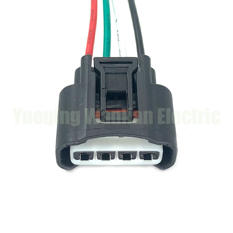 7283-7449-30 4 pin ontstekings spoel plug connector zwart vrouwelijke auto plug