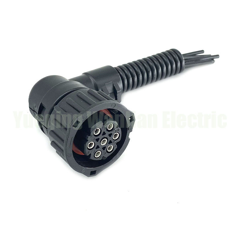 7 Pin 967650-1 968421-1 1-1813344-1 Ronde afstandsmeter snelheidssensor Zwart afgesloten draadconnector