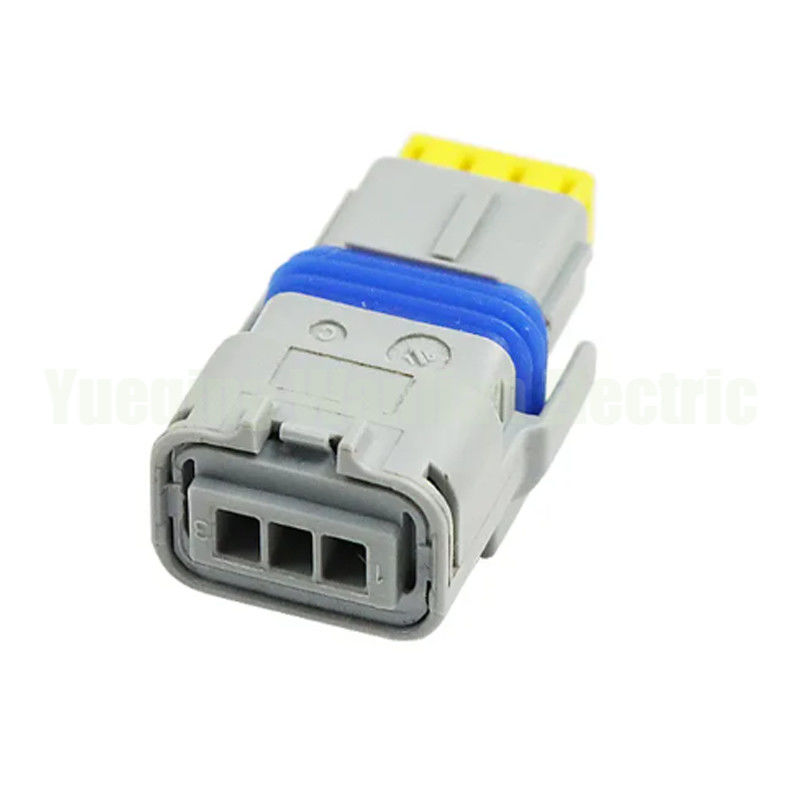 3 Pin 211PC032S8049 Grijze Automobile FCI Bedrading Socket AC Assembly Plastic Housing Electrical Cable Connector