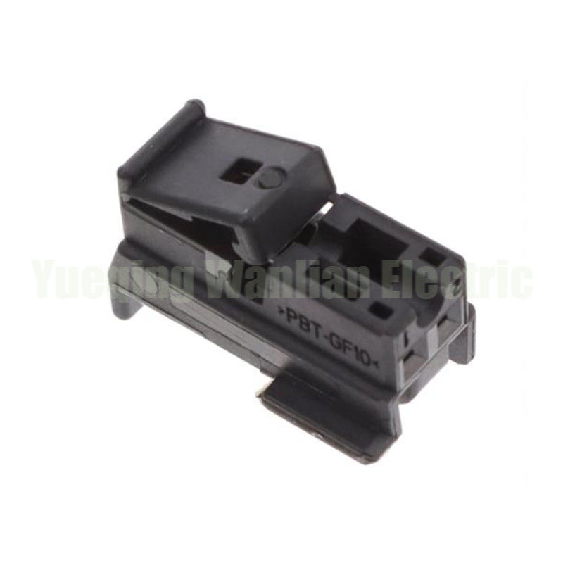 2 pin 1-929080-5 bedrading harnas plug met terminals stopcontact behuizing Connector serie Zwart