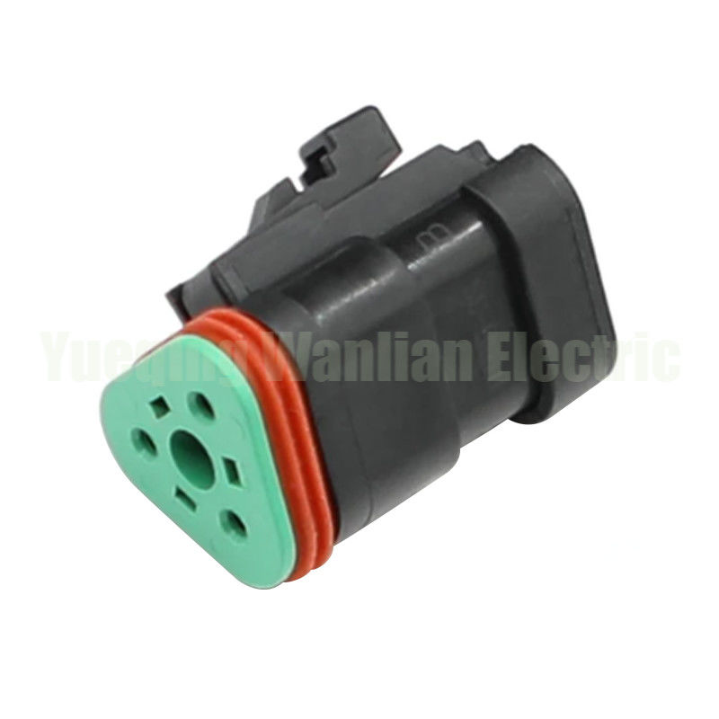 3 pin DEUTSCH Automotive connectors DT06-3S-E005 AT06-3S-EC01BLK Flat DT serie