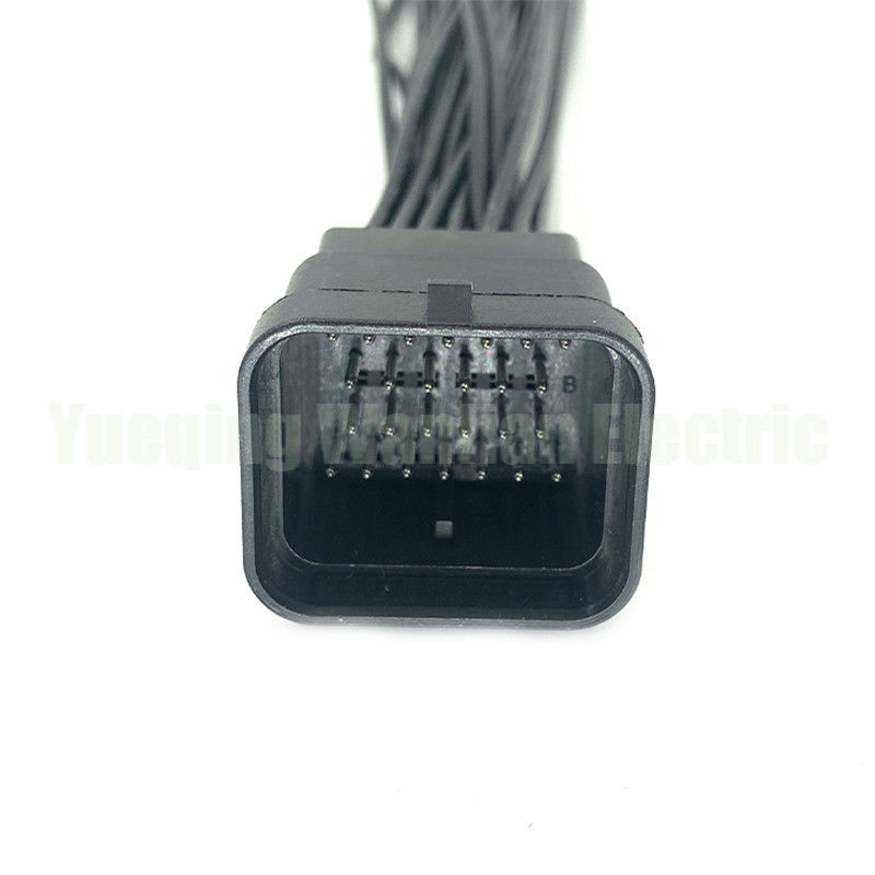 26 Pin WL2621-1.2-11 Zwarte verzegelde waterdichte elektrische auto draad harness connector plug