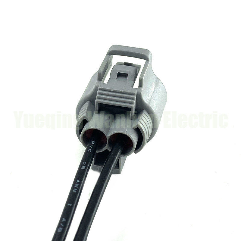 2 Pin 176146-6 Vrouwelijke elektronische ventilatorplug Autoconnector 4.8mm Series Socket