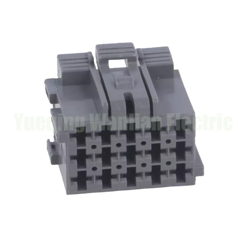 15 Pin 1-967623-6 Auto Onverzegelde aansluiting Automodificatie Plug Parts Grijze Automotive AC Assembly Bedrading Socket