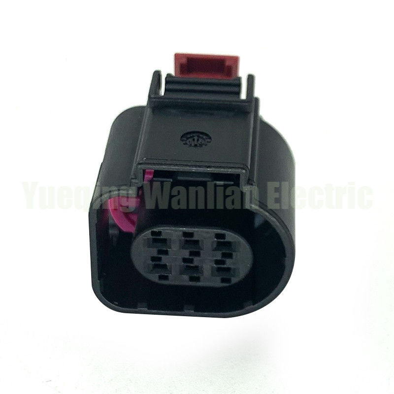 6 Pin 4H0973713 Throttle Valve Control Element Auto Temp Sensor Plug Deflatie Connector