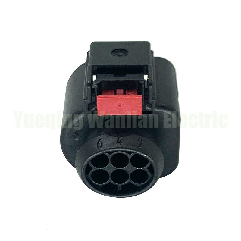 6 Pin 4H0973713 Throttle Valve Control Element Auto Temp Sensor Plug Deflatie Connector