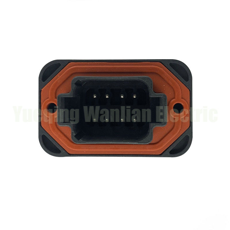 8 pin DT15-8PB Automotive Waterproof Connector rechte pinhouder PCB soldeerpaneel eind stopcontact