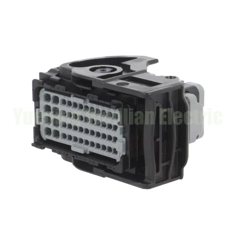 48 Pin 64320-1318 Gesloten Hybride Modulaire Bedrading Plug Links Draad Uitgang Zwart Connector Socket