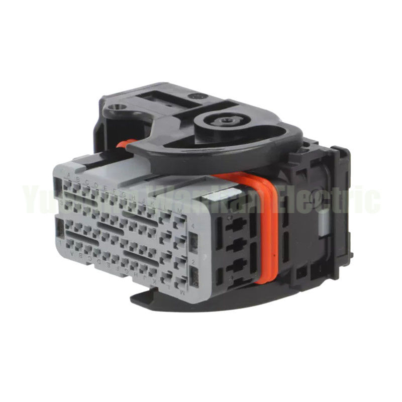 48 Pin 64320-1318 Gesloten Hybride Modulaire Bedrading Plug Links Draad Uitgang Zwart Connector Socket