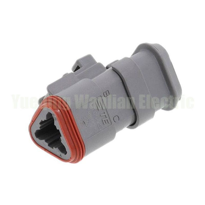 3 pinnen DT06-3S-CE04 Automobiele connector Flat Tail Cover Waterdicht Plug-In Wiring Harness Connector WL3032T3-1.6-21