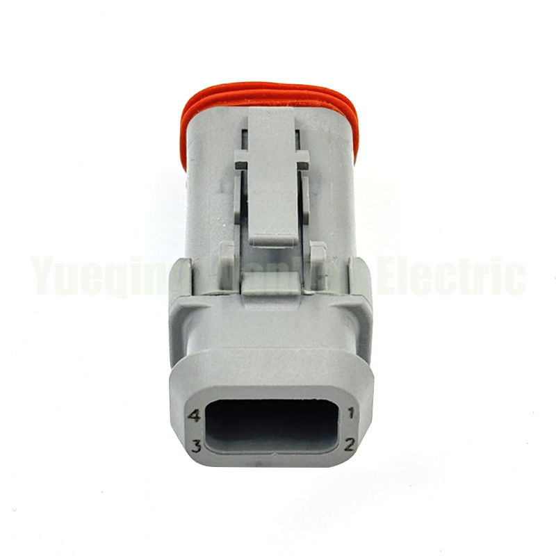 4 Way DT06-4S-E008 Deutsch DT Series Socket Plug Automotive Connector Plug Grijs