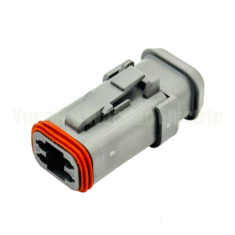 4 Way DT06-4S-E008 Deutsch DT Series Socket Plug Automotive Connector Plug Grijs