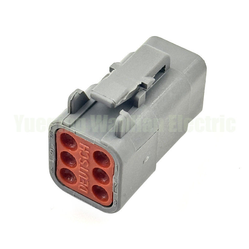 6 pin DTM06-6S ATM06-6S Automotive Connector Housing DTM Series Plug Grey Plug Connector