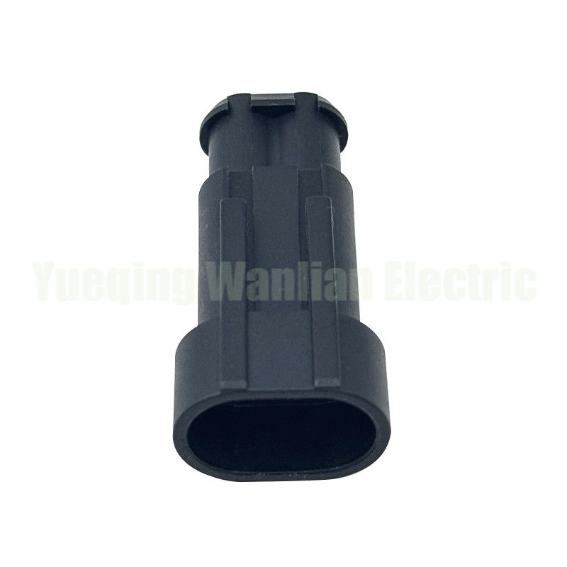 2 Pin 282104-1 Automotive Connector Housing Zwart 1.5 Series Connectors
