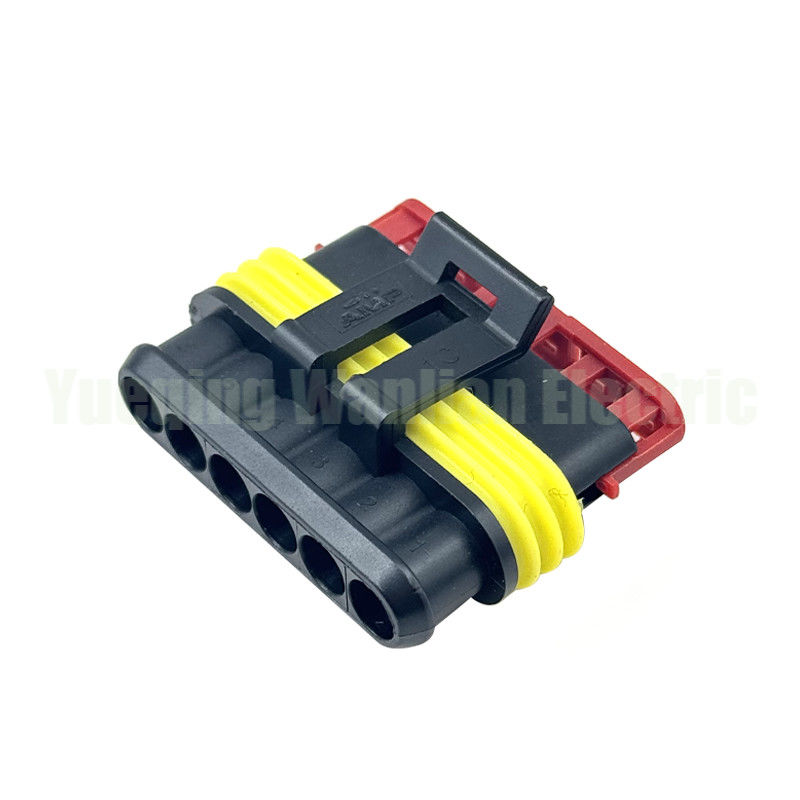 6 Pin 282090-1 Socket Circular Superseal Crimp zonder contacten